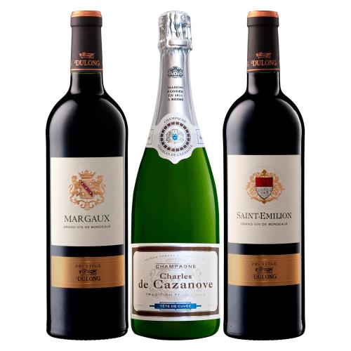 シャンパーニュ・ボルドー3本セット