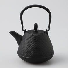 南部鉄器　急須　富士型霰 黒