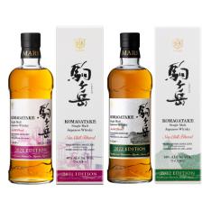 ＜マルス駒ヶ岳蒸溜所＞シングルモルト駒ヶ岳 2021 エディション・シングルモルト駒ヶ岳 2022 エディションセット