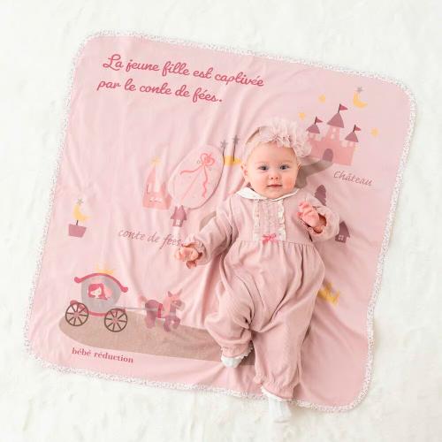 おとぎプリントおくるみ＆カシャカシャギフトセット（ギフトボックス付）