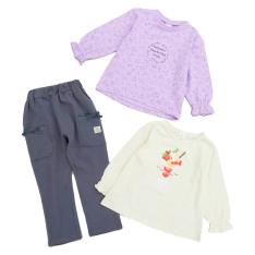 春のおでかけスタイル3点セット キッズ女の子B（100cm→130cm）