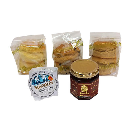 スコーン3種・クロテッドクリーム・ストロベリージャムセット