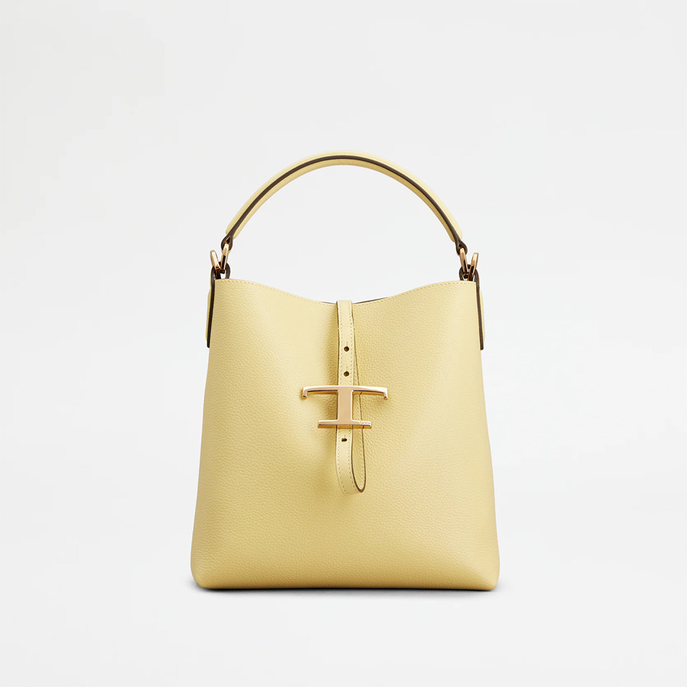 T タイムレス レザー バケット バッグ ミニ