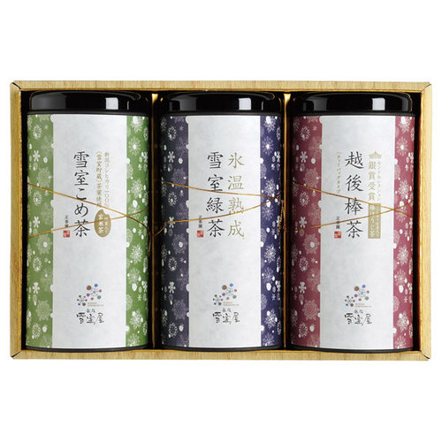 雪室銘茶3本詰め合わせ EW3-RKB