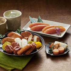 辛子明太子、さつま揚げセット