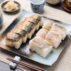 若狭甘鯛と吟醸トロさばの押し寿司