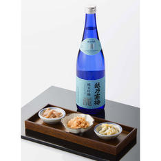 画像越乃寒梅 純米吟醸 灑と酒の肴セット