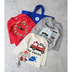 はたらくくるま 遊べるハッピーバッグ キッズ4点セット90cm→130cm