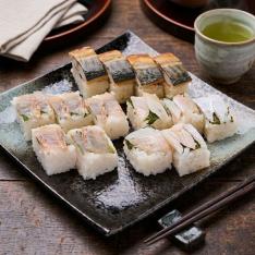 若狭甘鯛・若狭連子鯛・吟醸トロさばの押し寿司