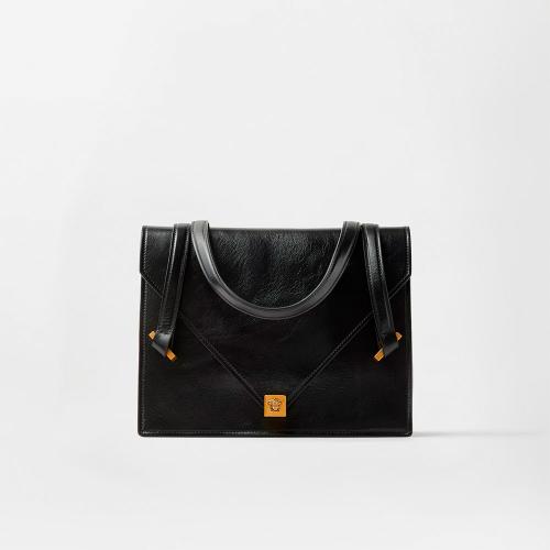 セブリーヌ レザー ショルダー バッグ