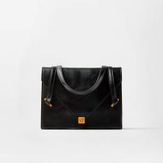 セブリーヌ レザー ショルダー バッグ