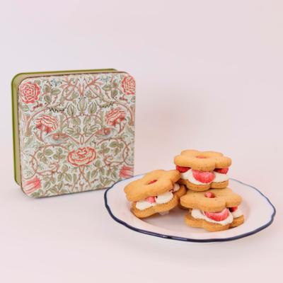 花咲くフルリール（ウィリアムモリス柄缶）