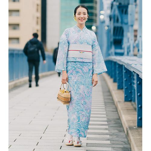 高島屋限定カラー 婦人プレタゆかた 『バル更紗』