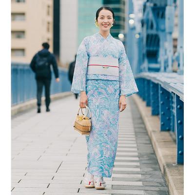 高島屋限定カラー 婦人プレタゆかた 『バル更紗』