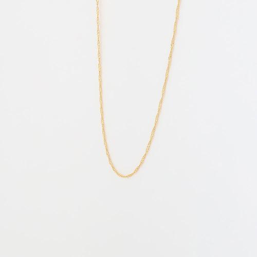 純金スクリューネックレス(60cm)