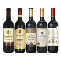 フランスボルドー金賞受賞赤ワイン＆イタリア赤ワイン5本セット