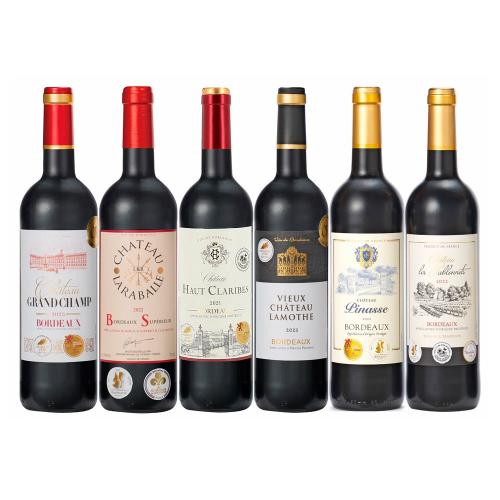 ＜計13冠＞フランスボルドー金賞受賞赤ワイン6本セット