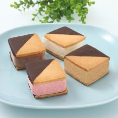 プレミアムアイスクリームショコラクッキーサンドイッチ4個入