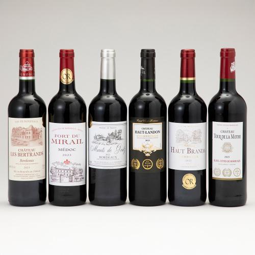 ＜計11冠＞フランス・ボルドー金賞受賞赤ワイン飲み比べ6本セット