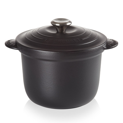 Le Creuset ルクルーゼ ウォッグプレート ブラック23 ガラス蓋付き ル