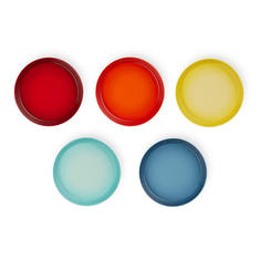 ﾈｵ･ﾗｳﾝﾄﾞ･ﾌﾟﾚｰﾄ 17cm（5枚入り）ﾚｲﾝﾎﾞｰ