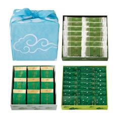 京遊記三段（茶の菓・生茶の菓・茶の菓うすやき）風呂敷パッケージ