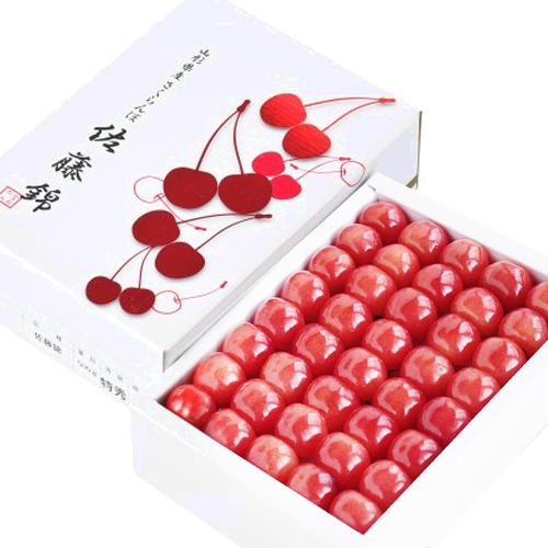 山形県産佐藤錦化粧箱入り500g