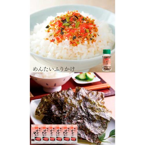 めんたいのり6袋・めんたいふりかけ1本セット