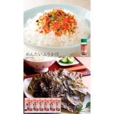 めんたいのり6袋・めんたいふりかけ1本セット