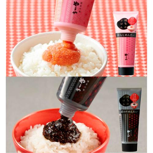 チューブめんたいセット（辛子明太子・岩のり明太）