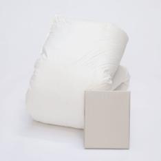 福袋 羽毛掛ふとん（MGGD93％）・掛ふとんカバー（ベージュ色）セット