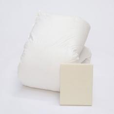 福袋 羽毛掛ふとん（MWGD93％）・掛ふとんカバー（イエロー色）セット