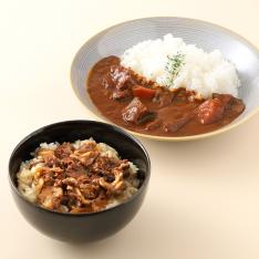 もとぶ牧場ビーフカレー＆牛丼の素セット