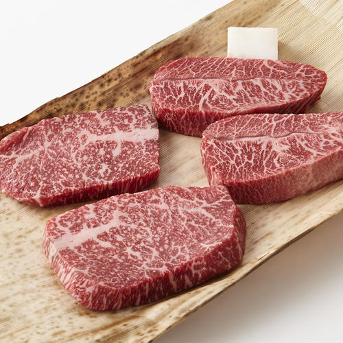 京中式熟成牛肉のミニッツステーキ　ミスジとウチモモの食べ比べセット