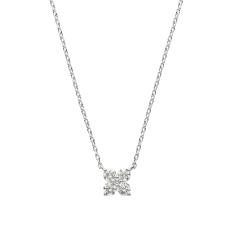 プラチナダイヤモンドカローラネックレス