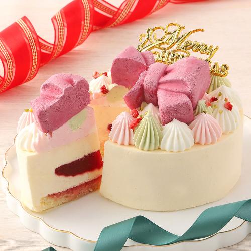 【クリスマス】＜365 ANNIVERSARY＞クリスマス リボンケーキ