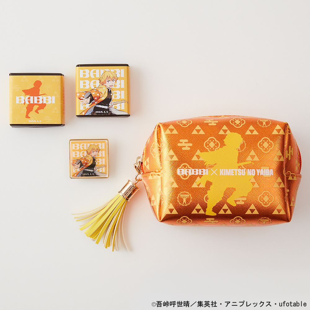 鬼滅の刃　BABBI×KIMETSU NO YAIBA チョコ&amp;ポーチ　2つ 待望の第2弾！＞『BABBI』スペシャルギフト2021のコラボアイテム
