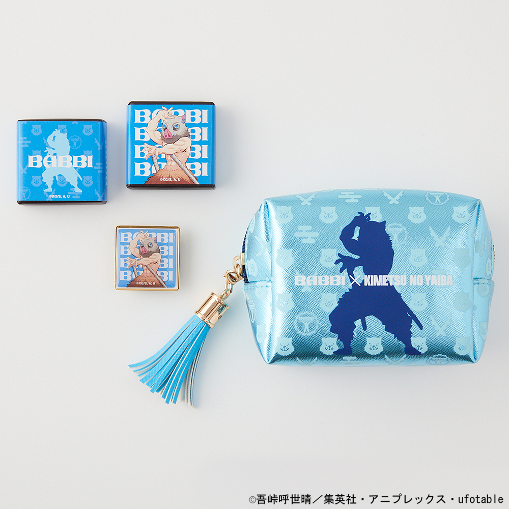 鬼滅の刃　BABBI×KIMETSU NO YAIBA チョコ&amp;ポーチ　2つ BABBI×鬼滅の刃【限定コラボ】チョコレートウエハースとポーチ