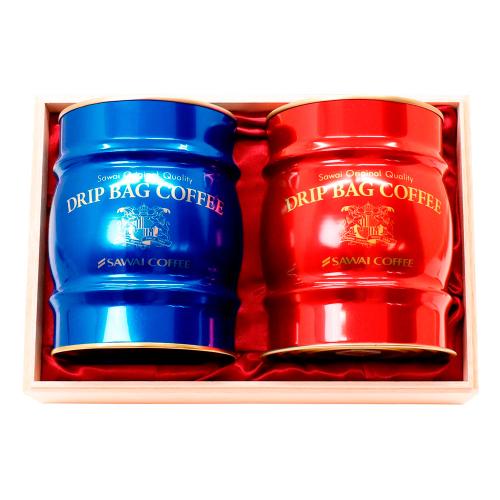 赤と青の樽缶ドリップバッグギフトセット