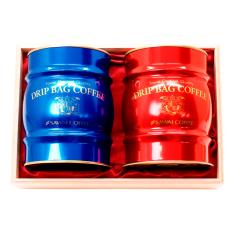 赤と青の樽缶ドリップバッグギフトセット
