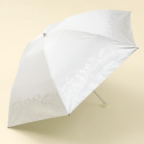 ＜フワクール＞晴雨兼用折りたたみ日傘 メタルプリント