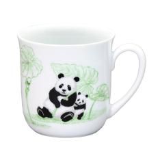 パンダ親子－縁起物語－マグ「雨上がりにこんにちは」