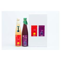 ル レクチェ＆巨峰 ストレートジュース500ml×2本〔無加糖・無還元〕