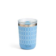 ルネッサンス ブルー 蓋付ドリンクタンブラー（ステンレス）