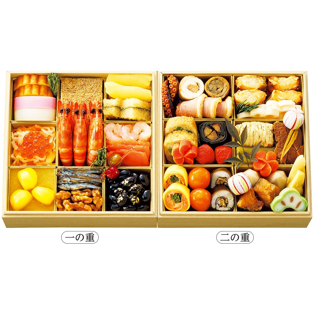 〈京料理 たん熊北店〉おせち料理 二段重