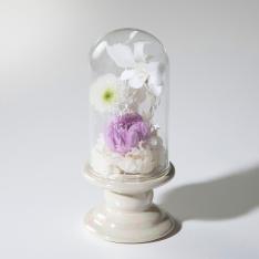 供花プリザーブドフラワー パープル一輪菊・菊