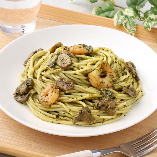 【よりどり】<ピエトロ>海老とマッシュルームのバジルソース