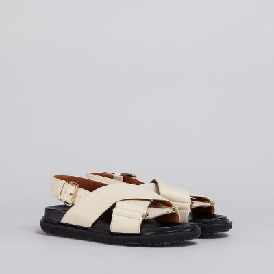 MARNI マルニ ロゴ サンダル バイカラー ラフィア 関税送料込 MARNI（マルニ） | シューズ | ラグジュアリー | 高島屋