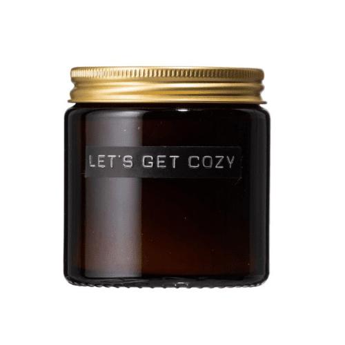 キャンドル小 シダーウッド「LET’S GET COZY」