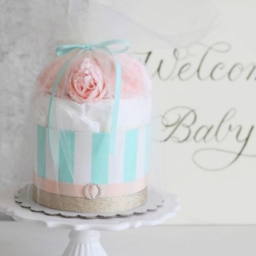ラクーシュオーガニックおむつケーキ「Petit bebe」プティベベ